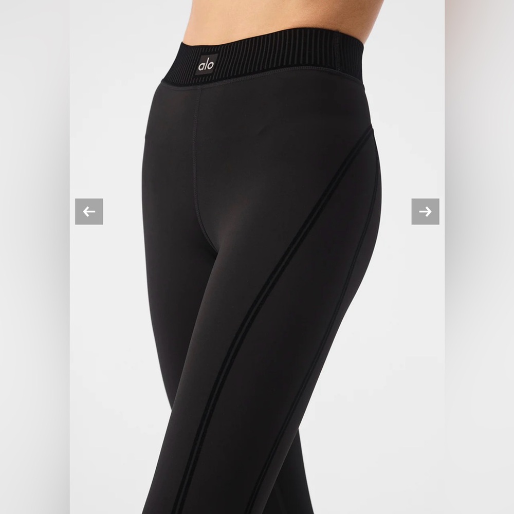 ALO Yoga Black High-Waisted Performance Leggings